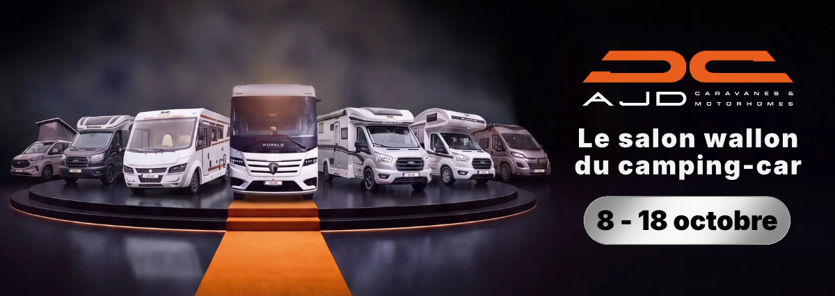 Le salon wallon du camping-car — AJD Neupré et AJD Awans, du 8 au 18 octobre 2026
